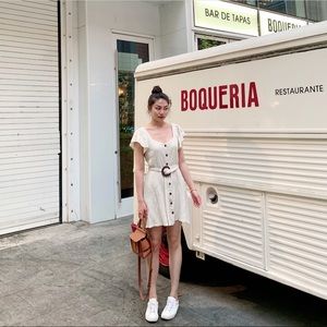 Floral Mini Dress (Zara)